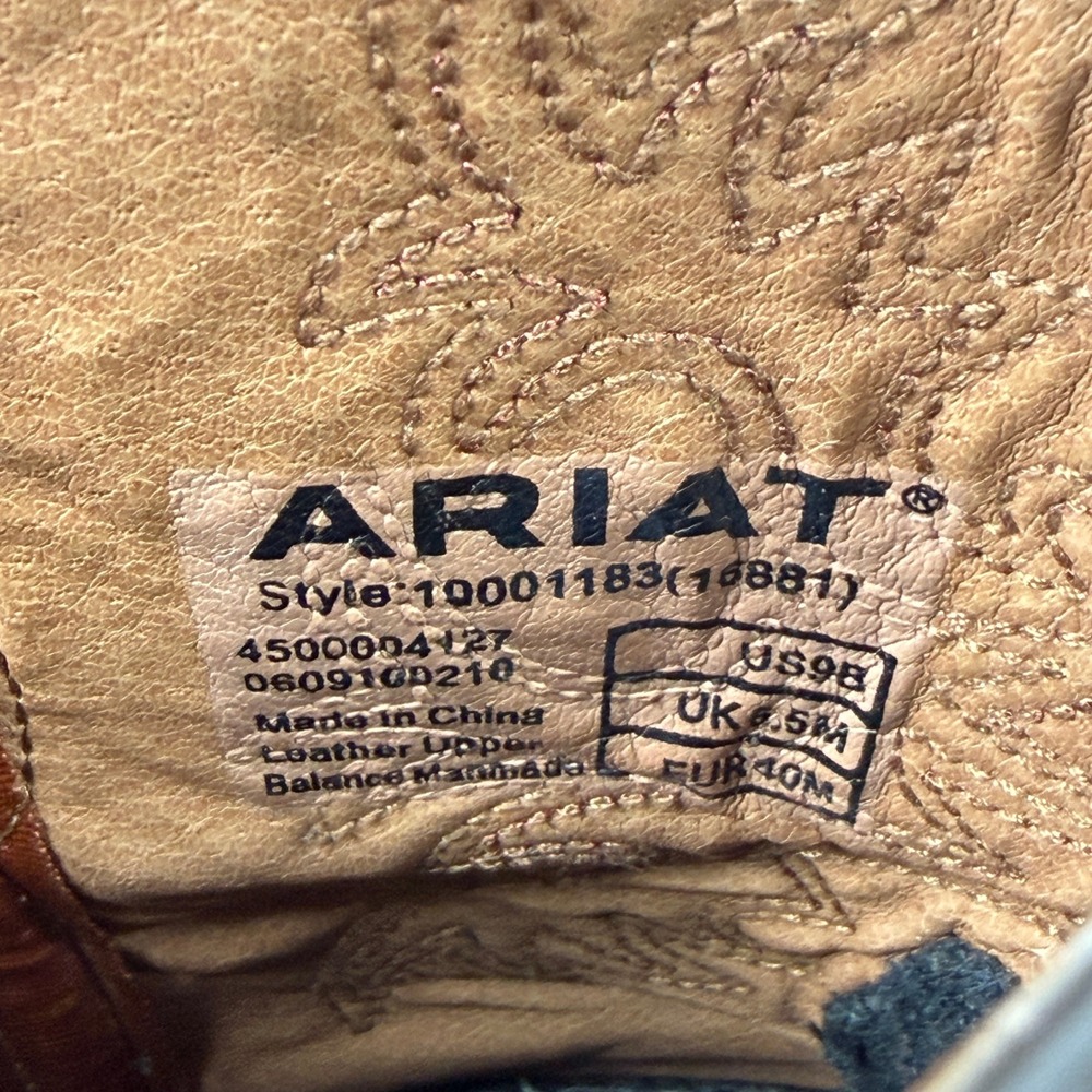 Ariat Fatbaby Heritage Brown Leather Western Boots 10001183 Womens 9B - Picture 3 of 16
